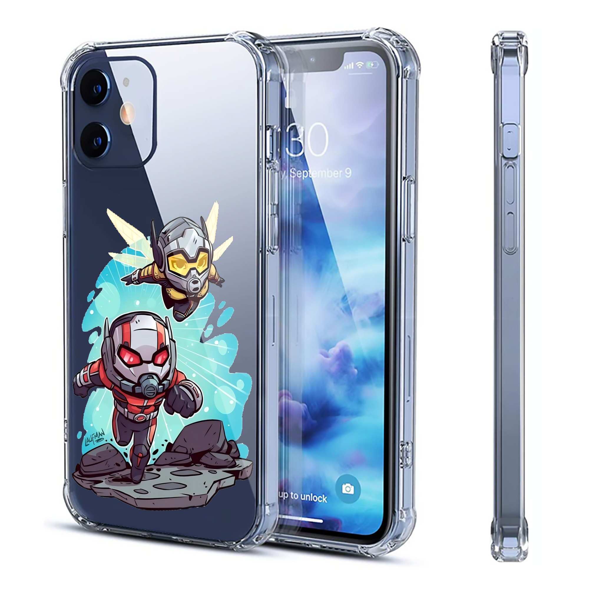 （画像用） アベンジャーズ The Avengers 【iPhone 12シリーズ対応】透明スマホケース（クリアソフトケース）